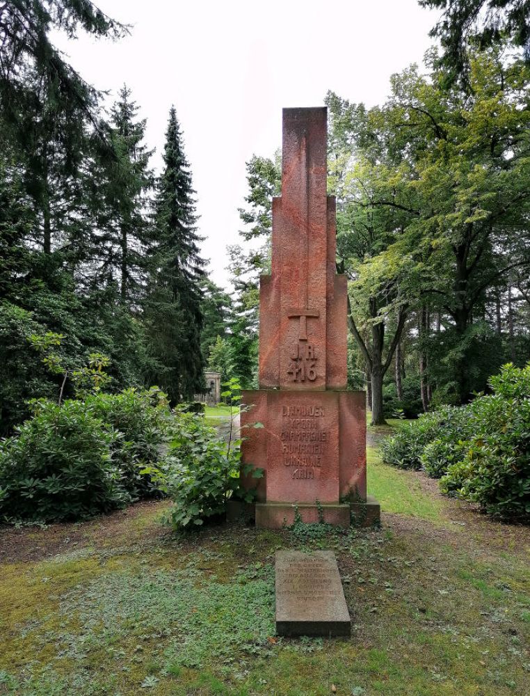 Ehrenmal Infanterie-Regiment No.416 / Rückseite